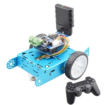 Дешевый комплект шасси робота-робота с управлением PS2 Omni Wheel для Arduino с мотором TT, программа 