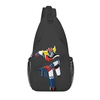 Ufo Robot Grendizer Слинг Нагрудная сумка Индивидуальный Рюкзак через плечо Goldorak Anime Manga для мужчин, Дорожный рюкзак