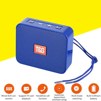 TG166 Bluetooth Динамик Беспроводная Звуковая Панель Портативный Наружный Сабвуфер Стерео Объемный Бас Звуковая Коробка Поддержка FM-радио TF Карты