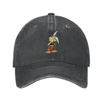 Новая персонализированная хлопковая бейсболка Asterixs для мужчин и женщин, дышащая приключенческая шляпа для папы Obelixs, спортивная
